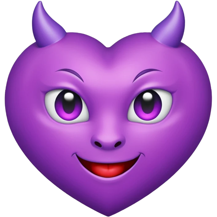 devil heart purple emoji