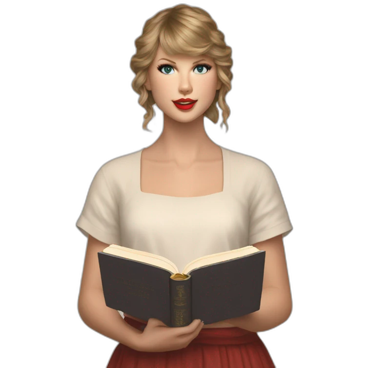 taylor swift tjrowing the bible emoji