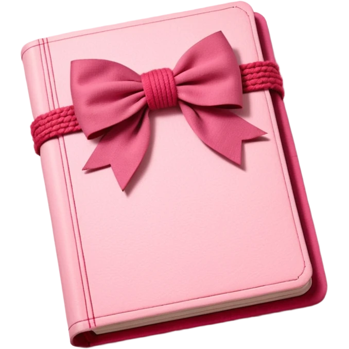 Junk journaling aesthetic book cover, tactile fabric textures, classic framing
Red yarn bow as focal point, soft shadows, calm pastel pink backdrop
Elegant, cozy, artistic, high-end print design emoji