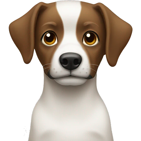 White and brown aussi  emoji