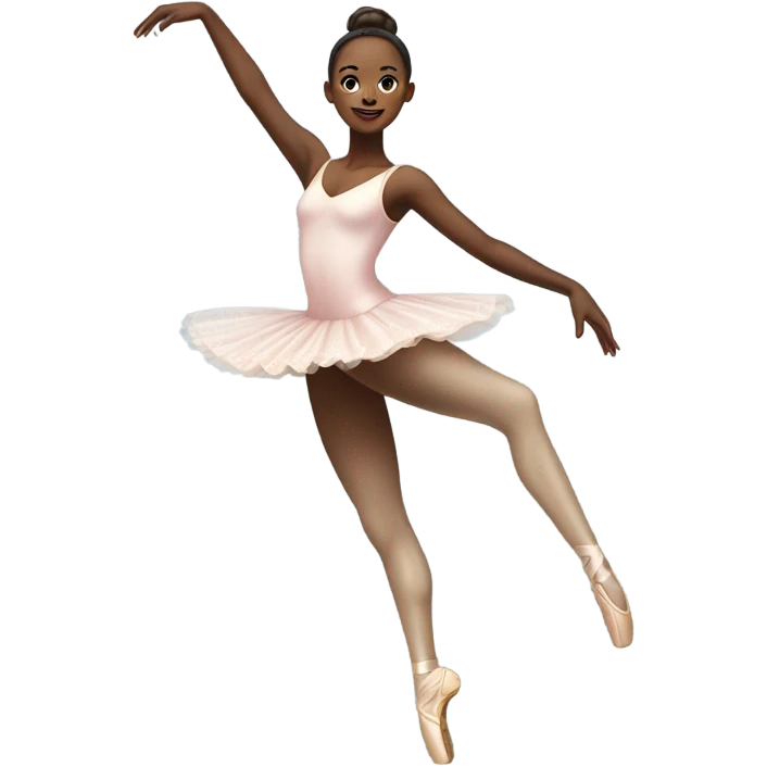 Ballet dancer wearing thigh highs emoji