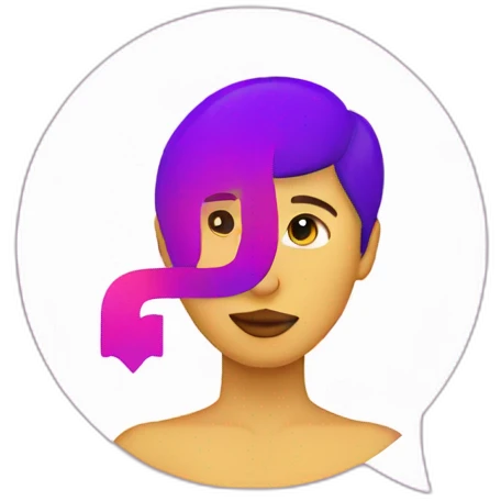 bisexual with a question mark overlayed emoji