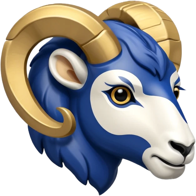 Los Angeles rams nfl logo emoji