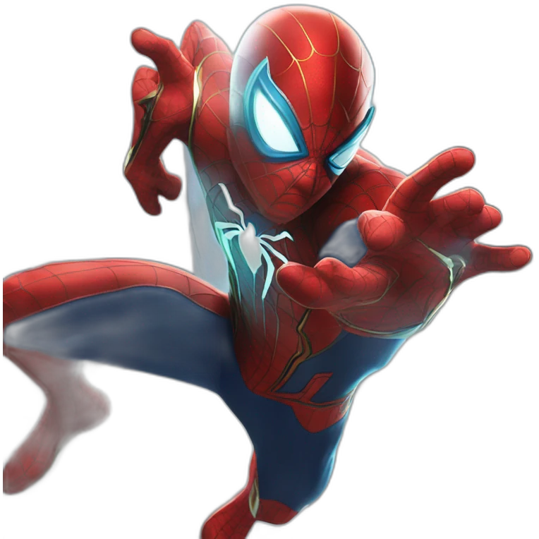 Flash sur spider man emoji