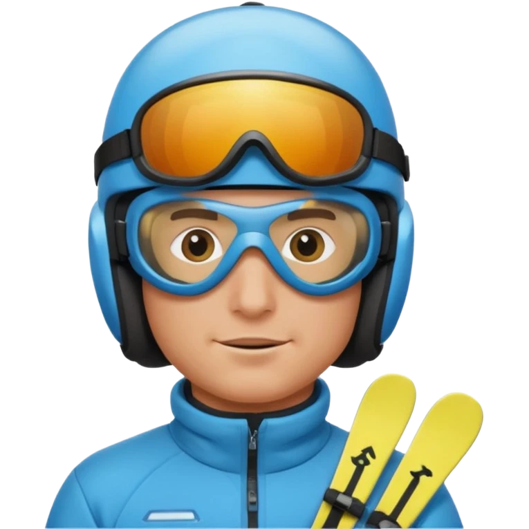 male Skier emoji