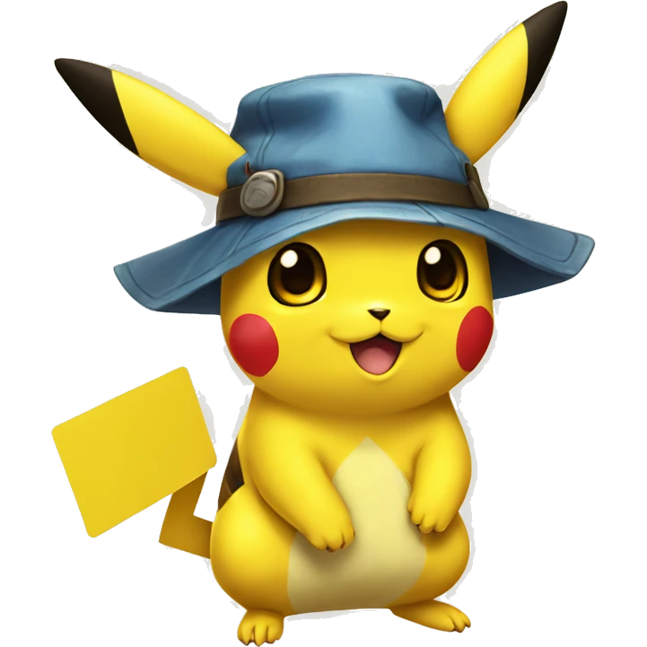 Picachu avec des cartes Pokémon  emoji
