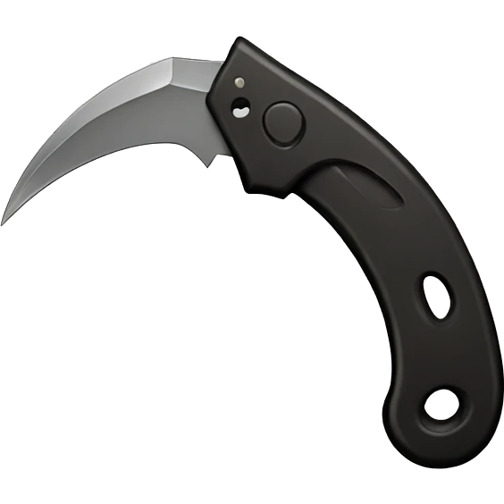 Karambit knife emoji