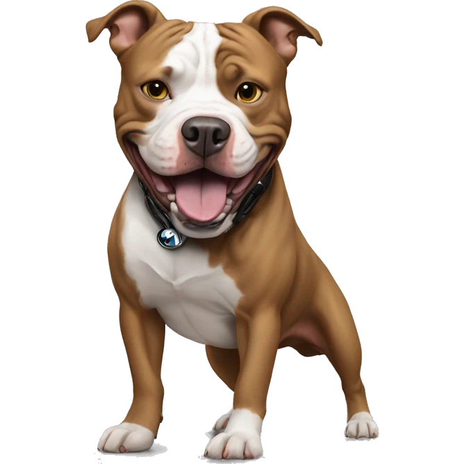Pitbull drifting bmw emoji
