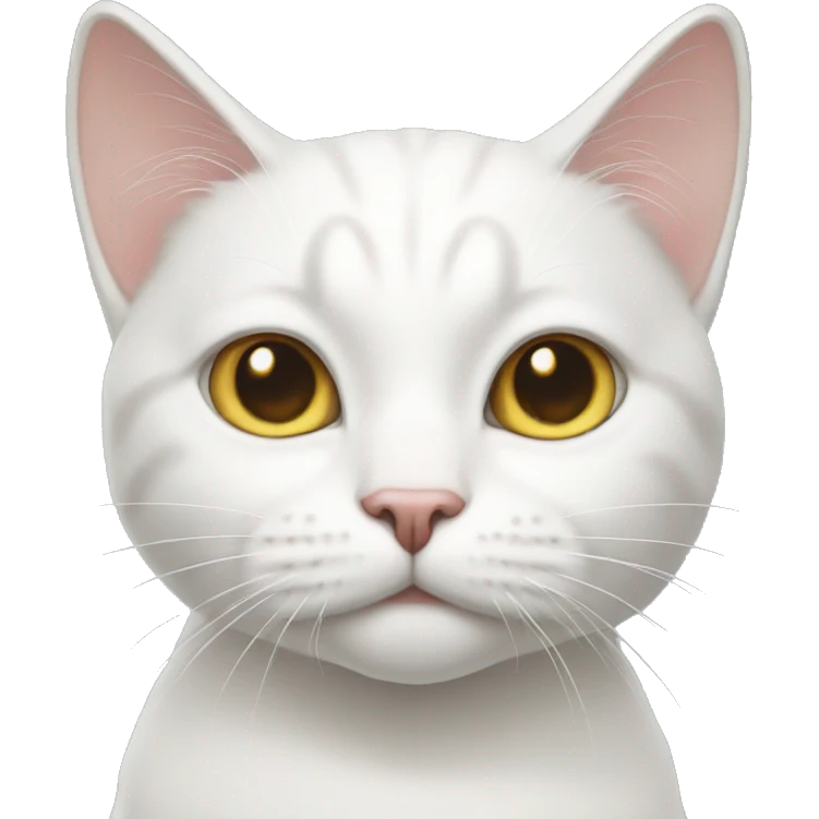 White cat emoji