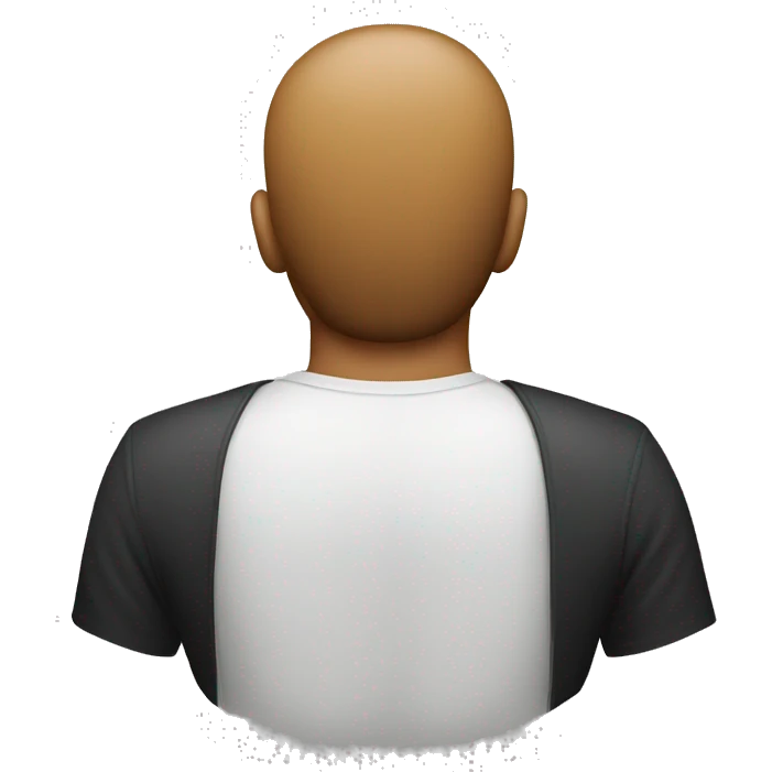 A persons back make the back big emoji