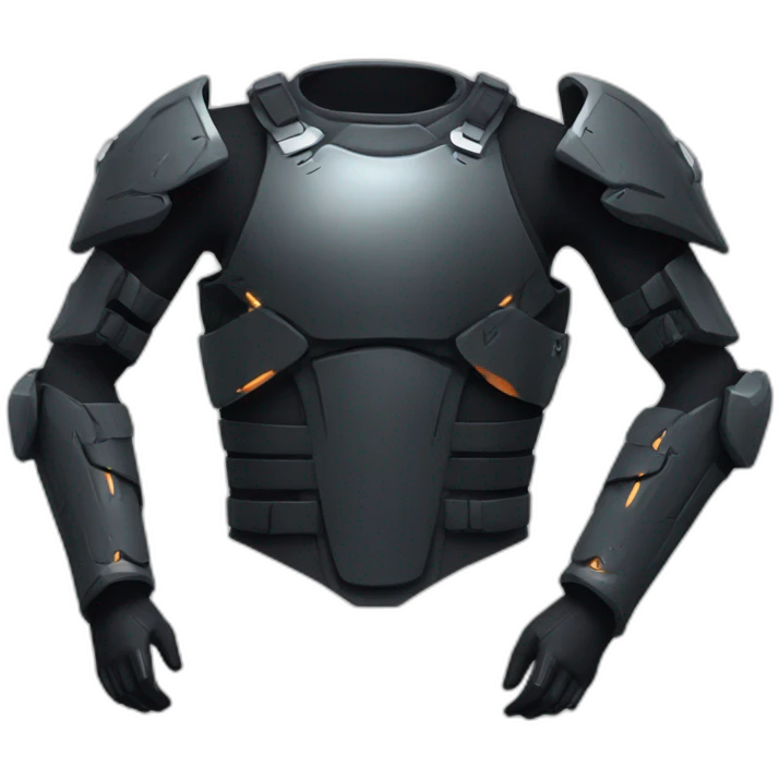 futuristic Anti-Matter dark breastplate arms emoji