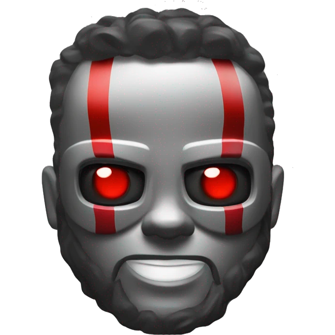 Crea un emoji basado en el pase de freefire el del robót rojo  emoji