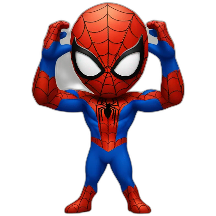 spiderman heart gesture emoji
