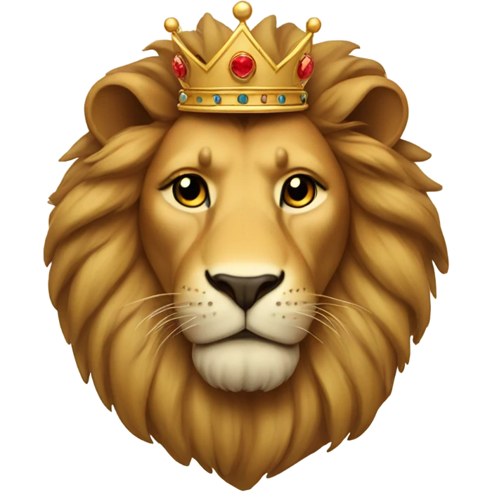 Lion with crown emoji