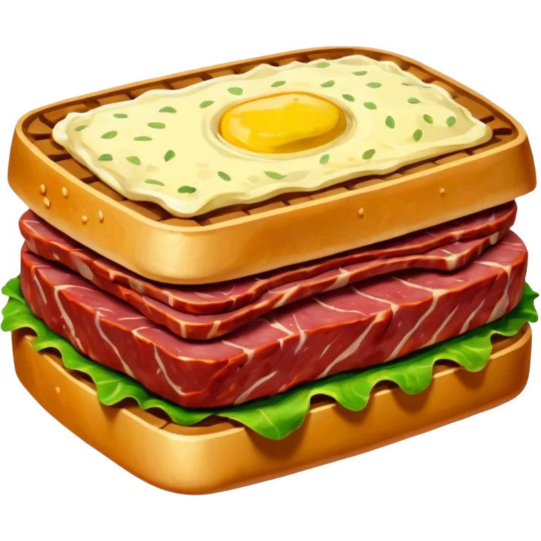 Van gogh SPAM meat painting emoji