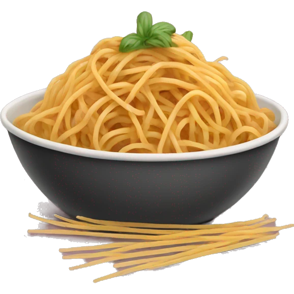 Bowl of spaghetti emoji