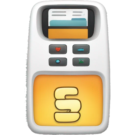 simple credit card reader emoji
