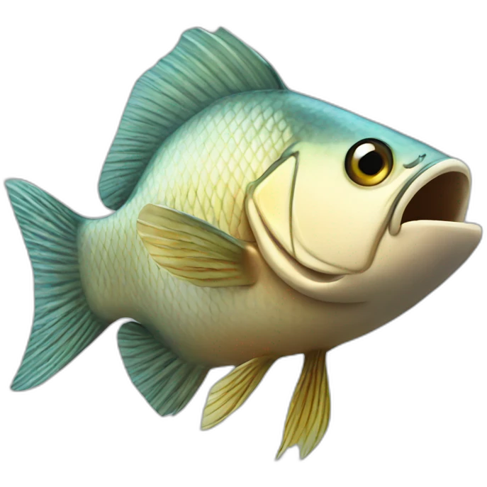Fish-blow emoji