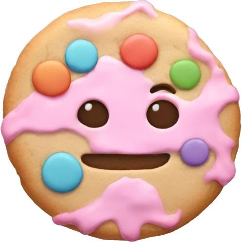 pastel cookie emoji