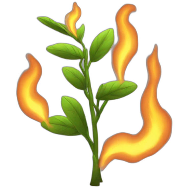 Plants fire emoji