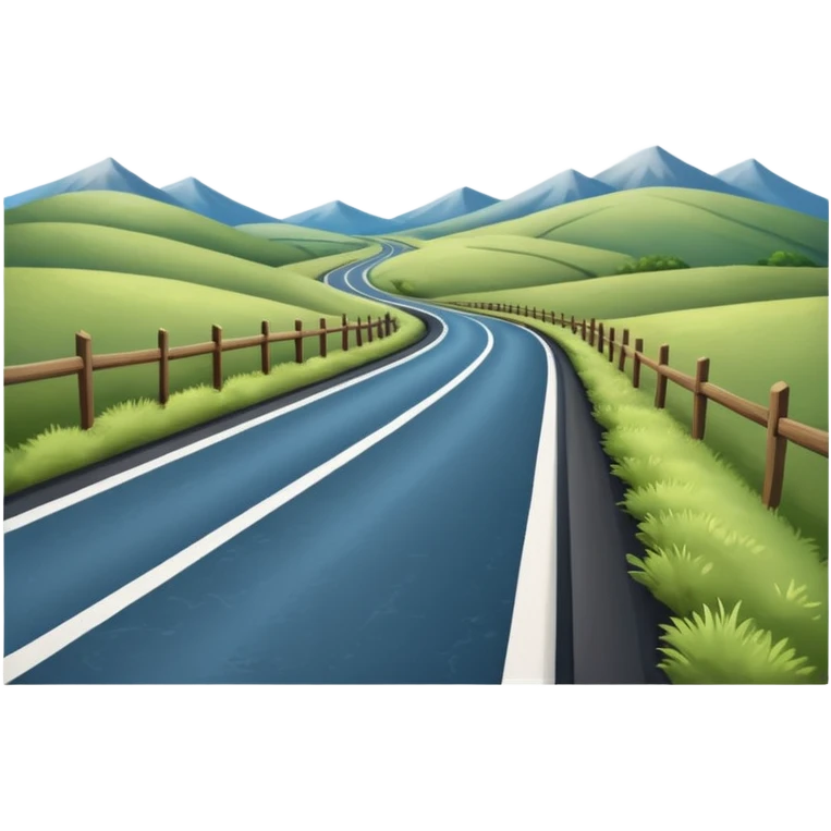 country sky background with road going into the distance emoji