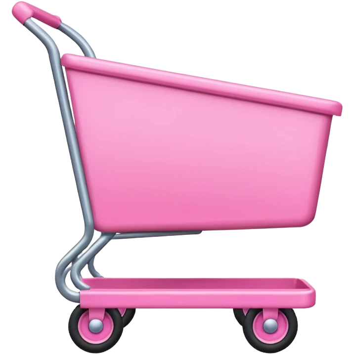 Pink cart. emoji