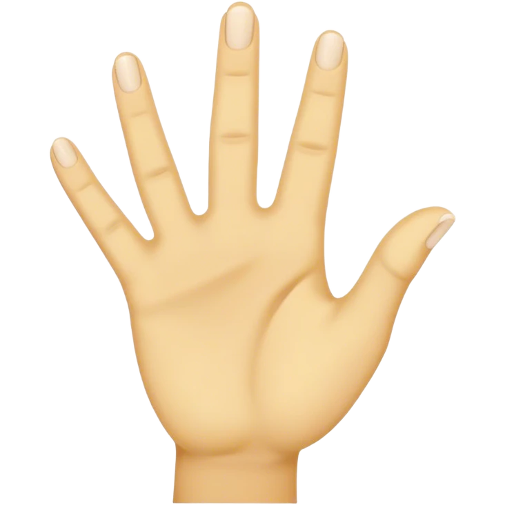 yellow hand making L emoji