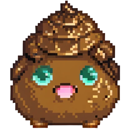 frowning poop emoji