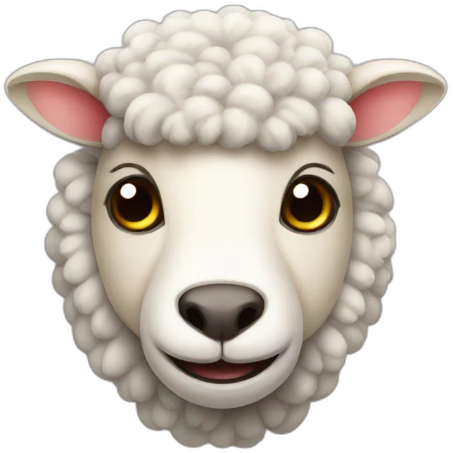 funny sheep emoji