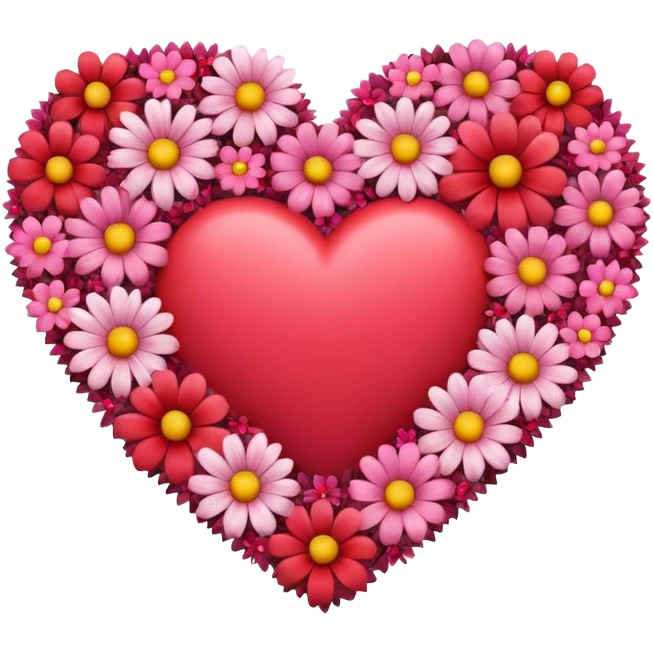 heart with flowers emoji
