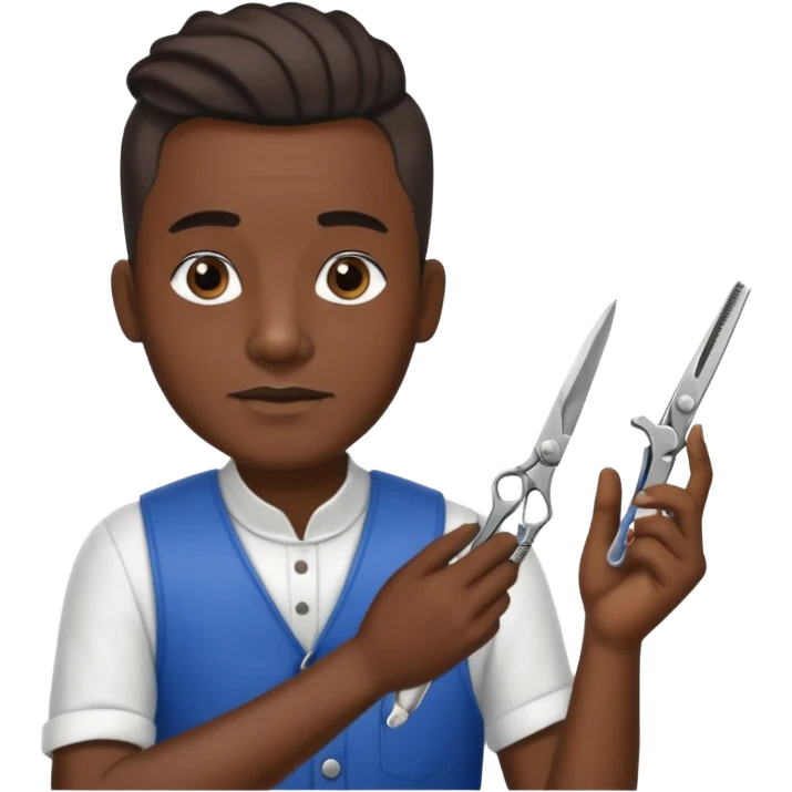 Street Barber emoji