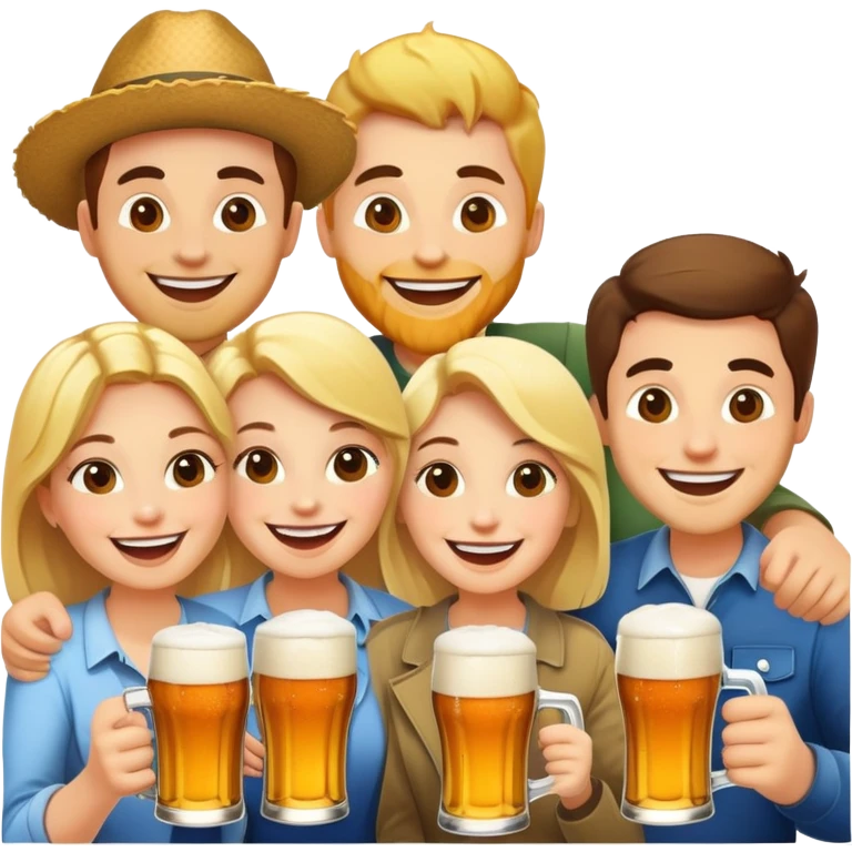 Drinking beers emoji