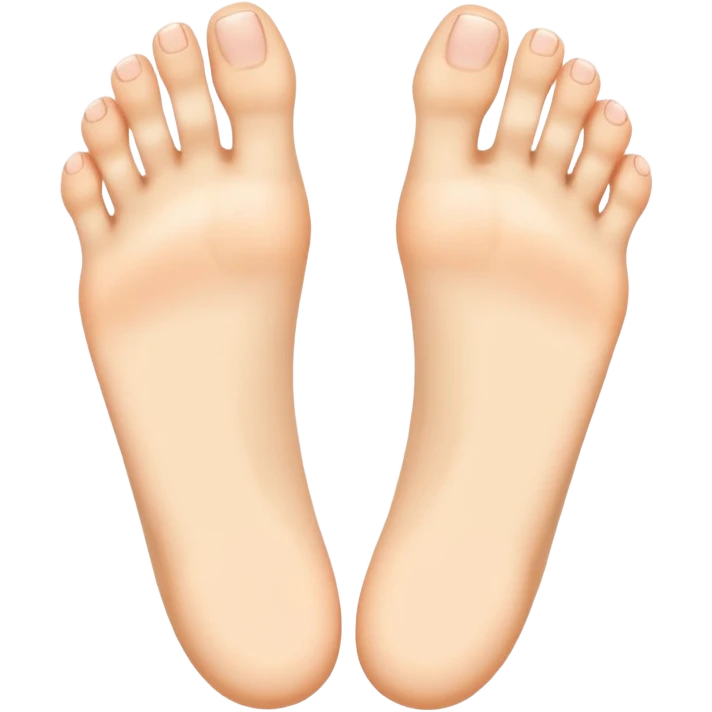 Feet flipping off emoji