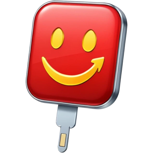Epingle rouge  iphone emoji