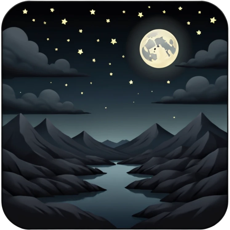 dark and eerie scene, the entire world covered in darkness. The sky is deep black with no stars or light, no moon, no glow just total void and silence. The atmosphere feels ominous and unsettling, as if darkness has swallowed everything. No characters, no visible light sources emoji