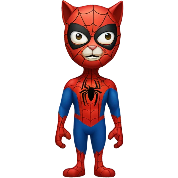 Spiderman cat emoji