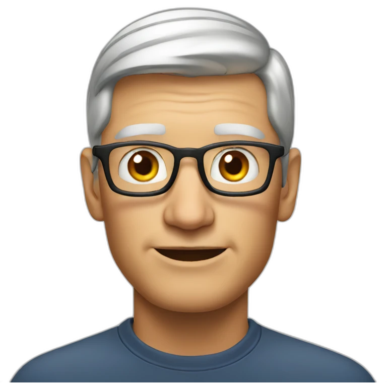 Tim Cook face emoji