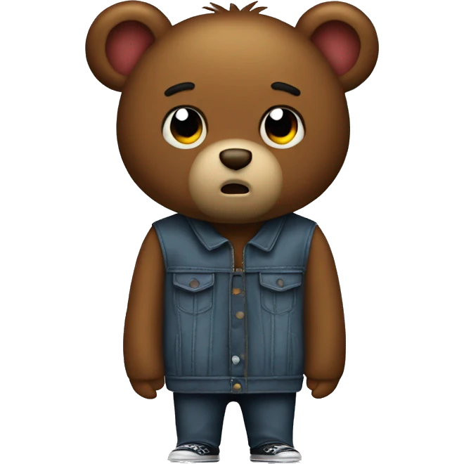 kanye west dropout bear emoji