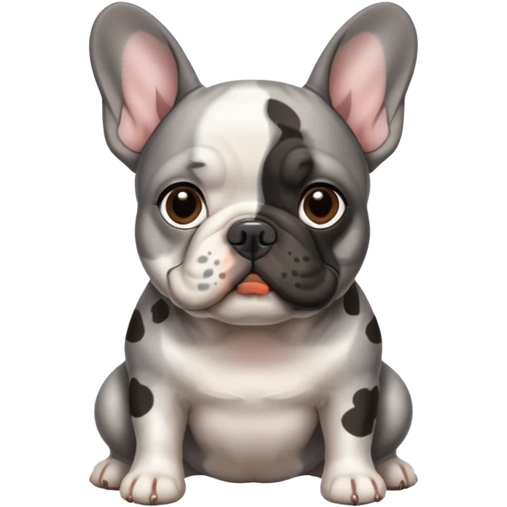 French bulldog Merle  emoji