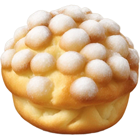 Chouquettes with sugar on top  emoji