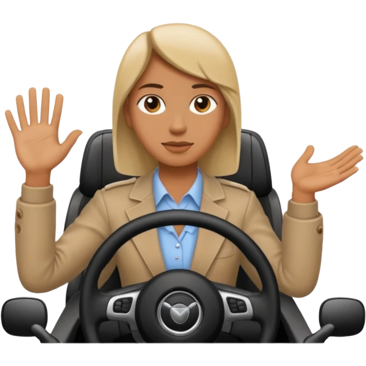 Touge out with hand to the side emoji