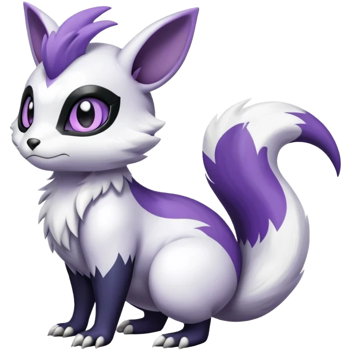 Shiny Furret-Absol-Noibat-Hybrid (Full body) emoji