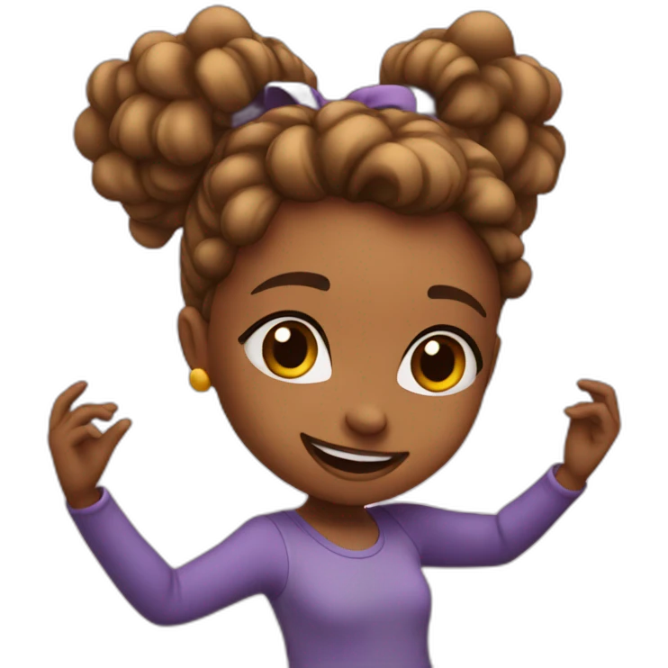cute girl dancing emoji