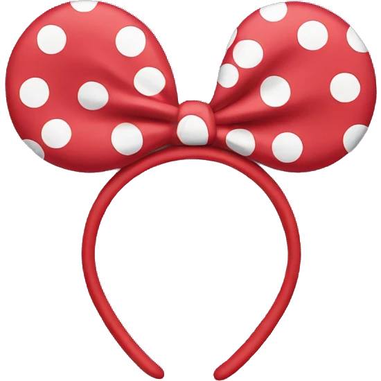 Minnie mouse ears emoji