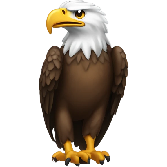 Eagle pooping emoji