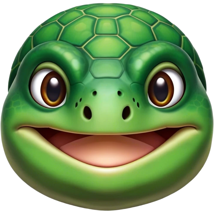 Turtle smiling emoji