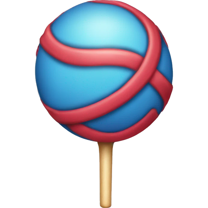 a spherical lollipop emoji