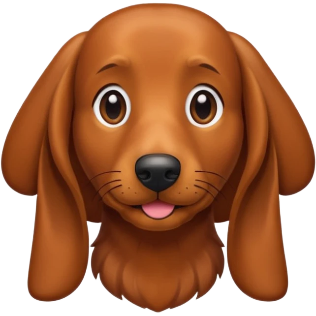 Teckel amoureux  emoji