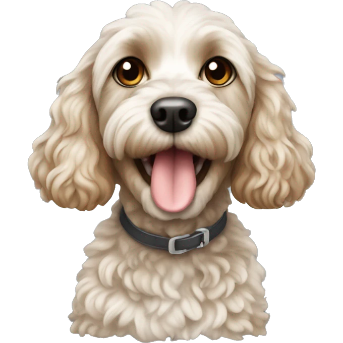cockapoo dog emoji