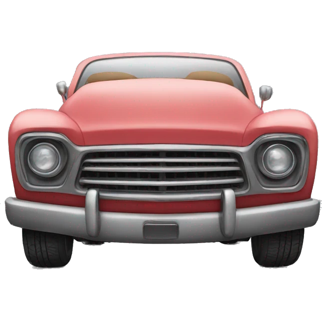 Giant car emoji